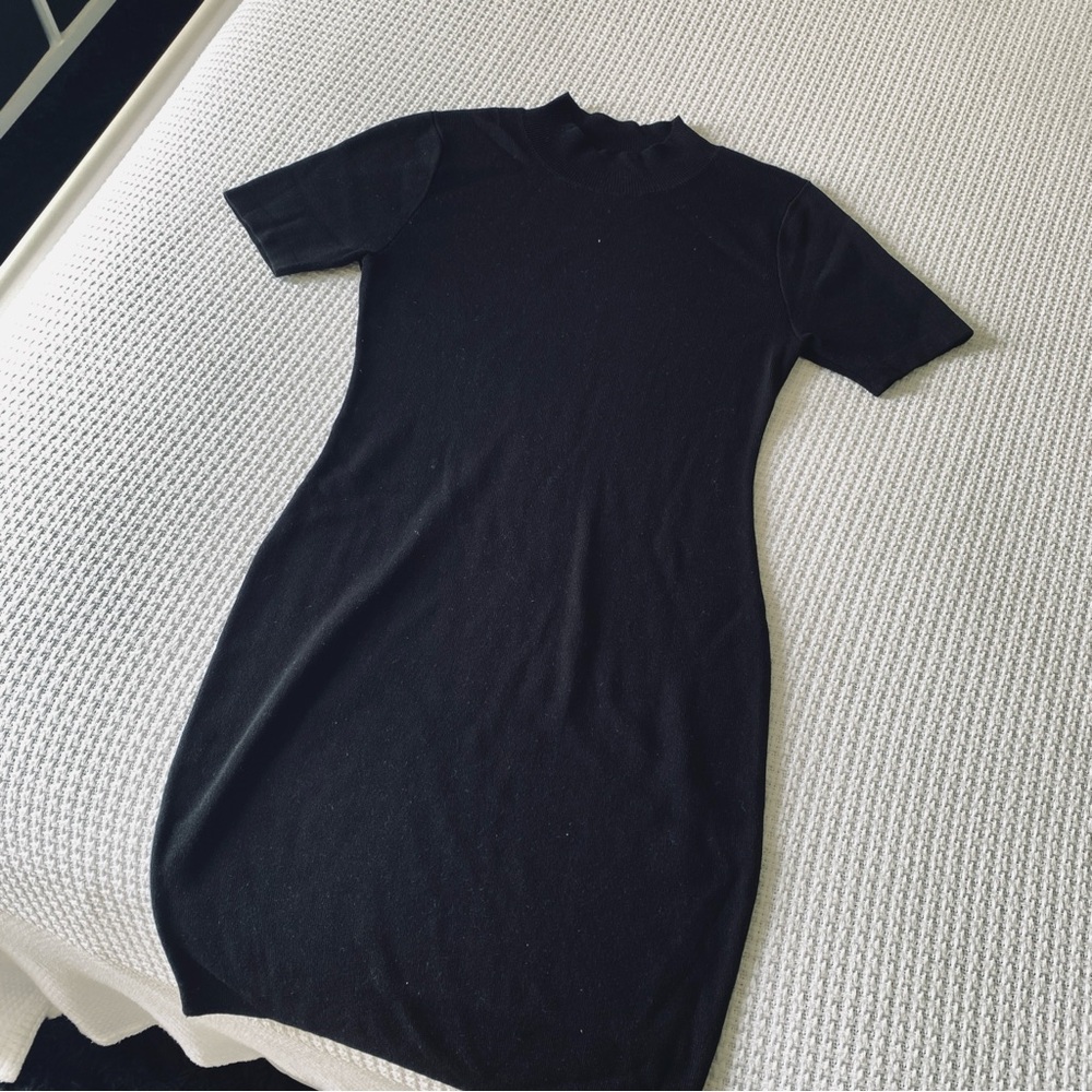 cider black sweater dress